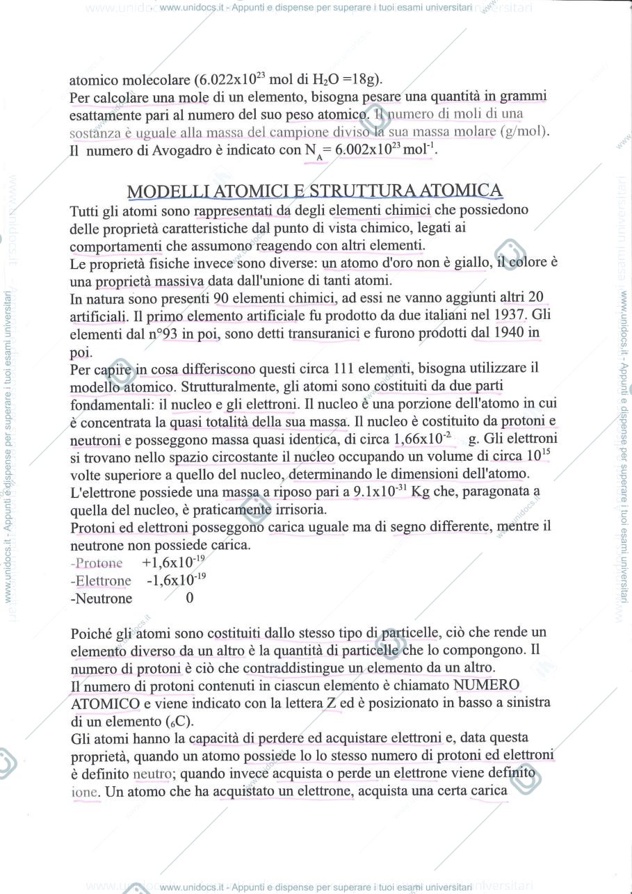 Anteprima pagina 5 — Sbobbinature chimica generale ed inorganica