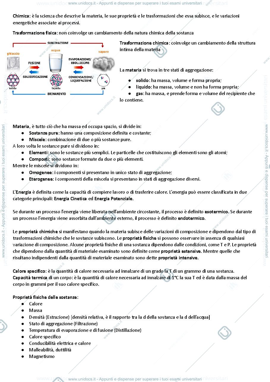 Anteprima pagina 1 — Chimica generale 
