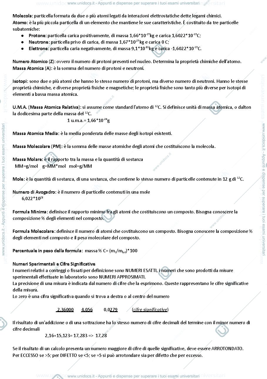 Anteprima pagina 3 — Chimica generale 