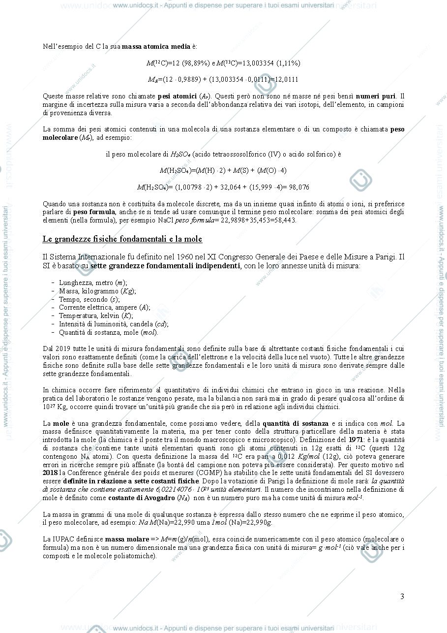 Anteprima pagina 3 — chimica generale ed inorganica