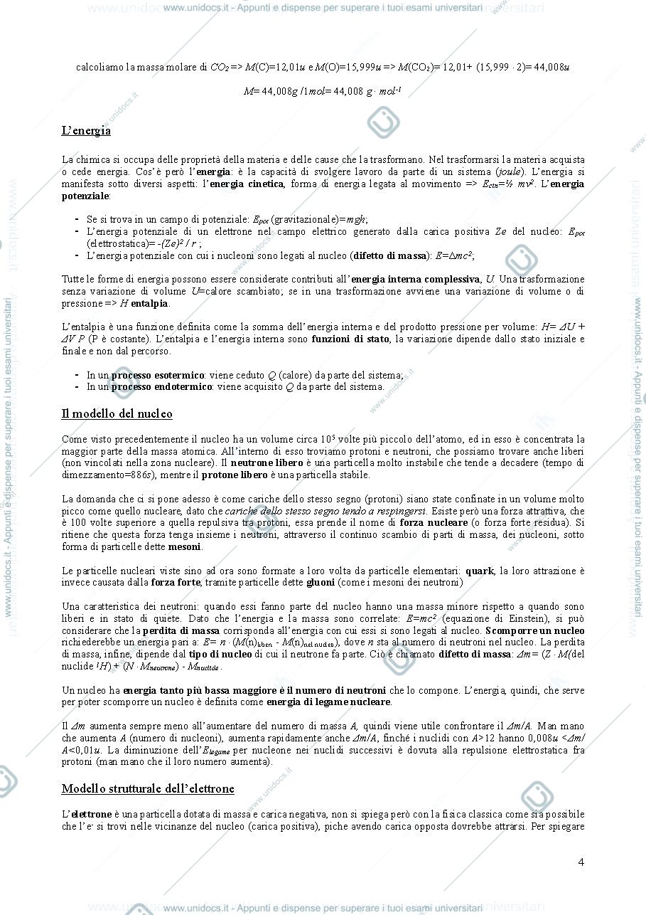 Anteprima pagina 4 — chimica generale ed inorganica