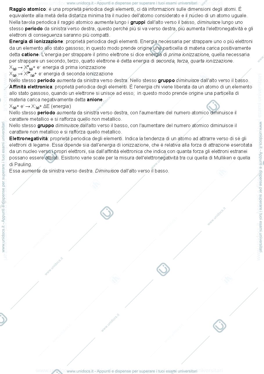 Anteprima pagina 2 — Appunti chimica