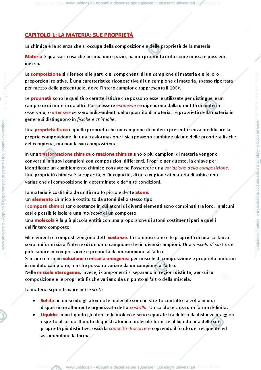 Anteprima pagina 1 — Dalla materia agli orbitali