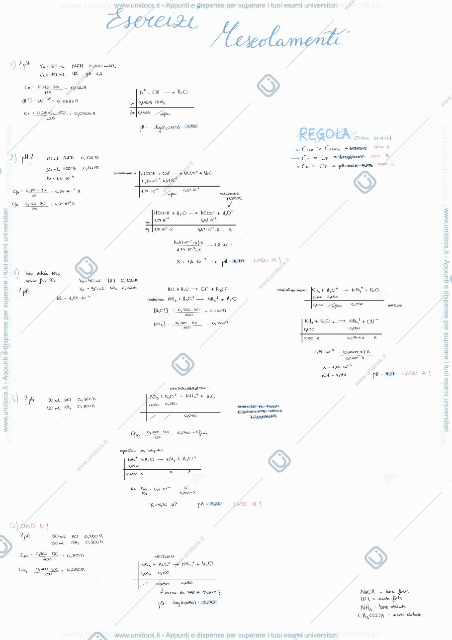 Anteprima pagina 1 — Esercizi 