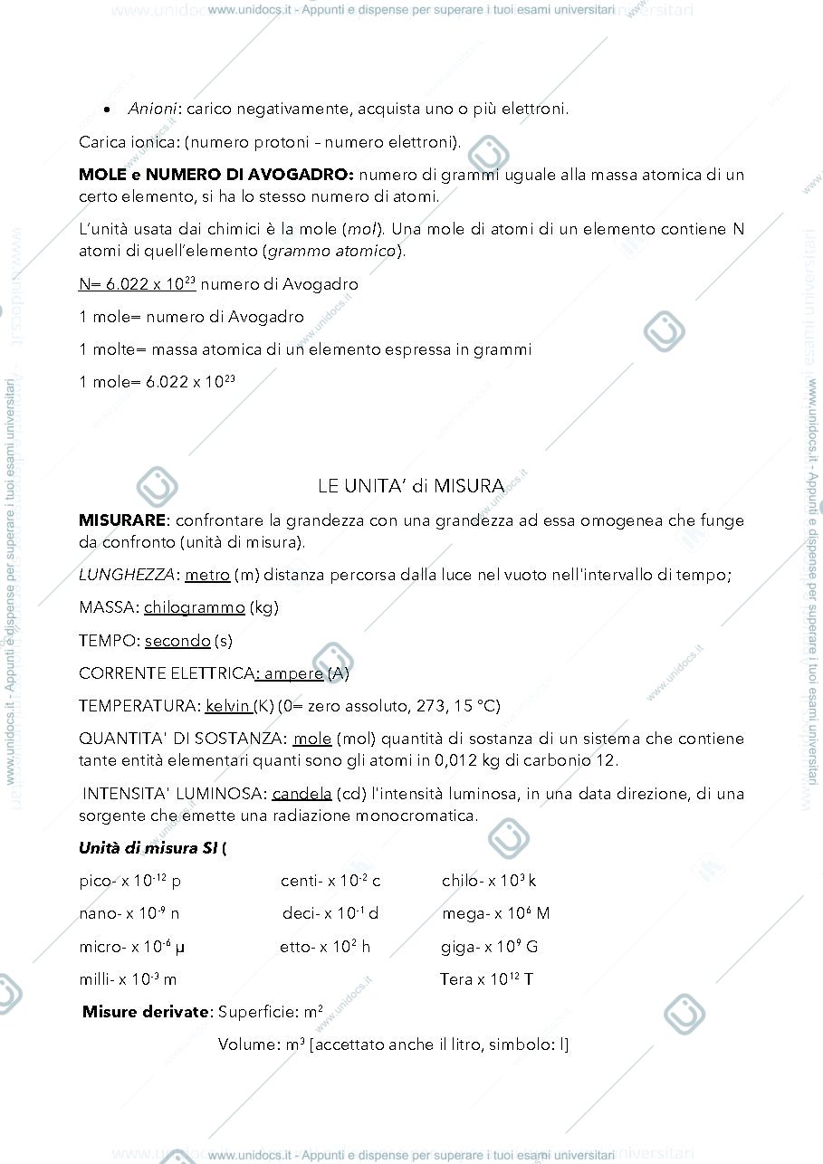 Anteprima pagina 3 — Appunti (integrazione slides+libro) chimica generale