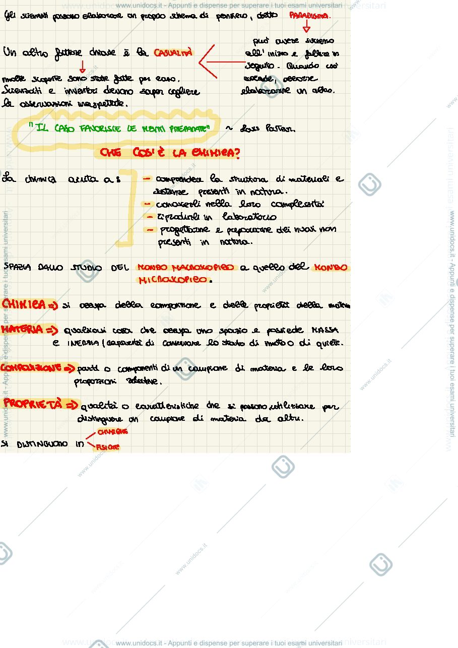 Anteprima pagina 3 — La materia