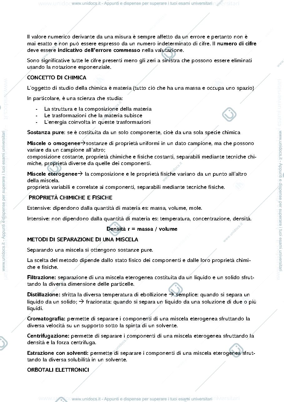 Anteprima pagina 4 — chimica generale 
