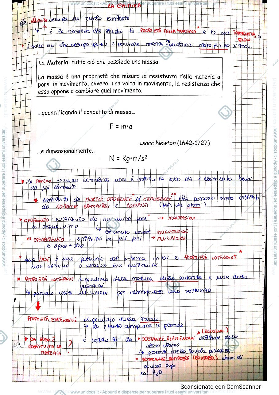 Anteprima pagina 1 — CHIMICA GENERALE