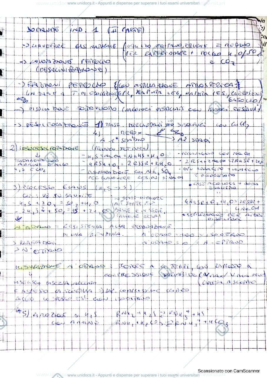 Anteprima pagina 1 — Domande esame chimica ind.