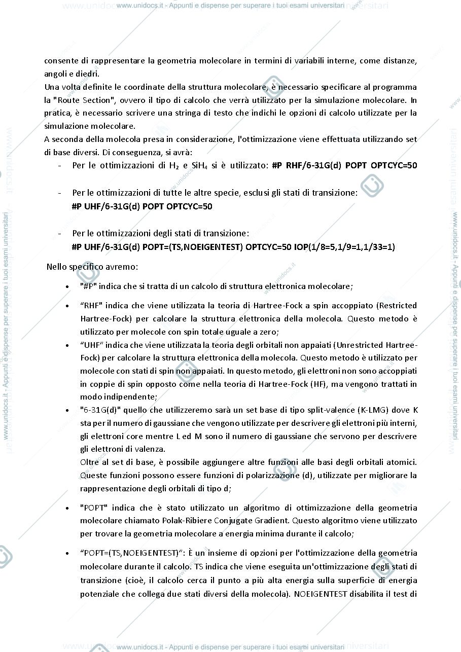 Anteprima pagina 3 — Relazione esercitazione Chimica inorganica avanzata 