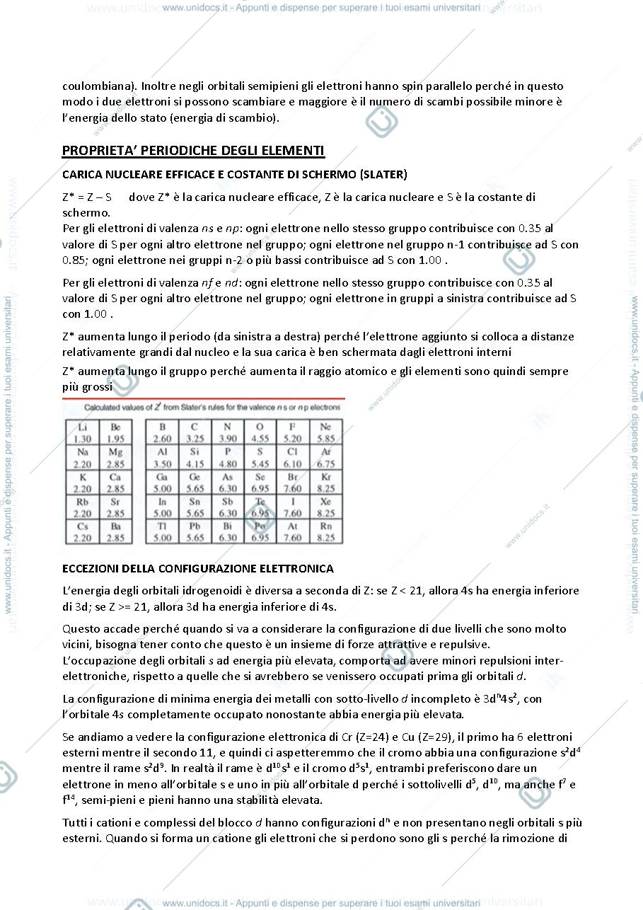 Anteprima pagina 4 — CHIMICA INORGANICA 1 E LABORATORIO