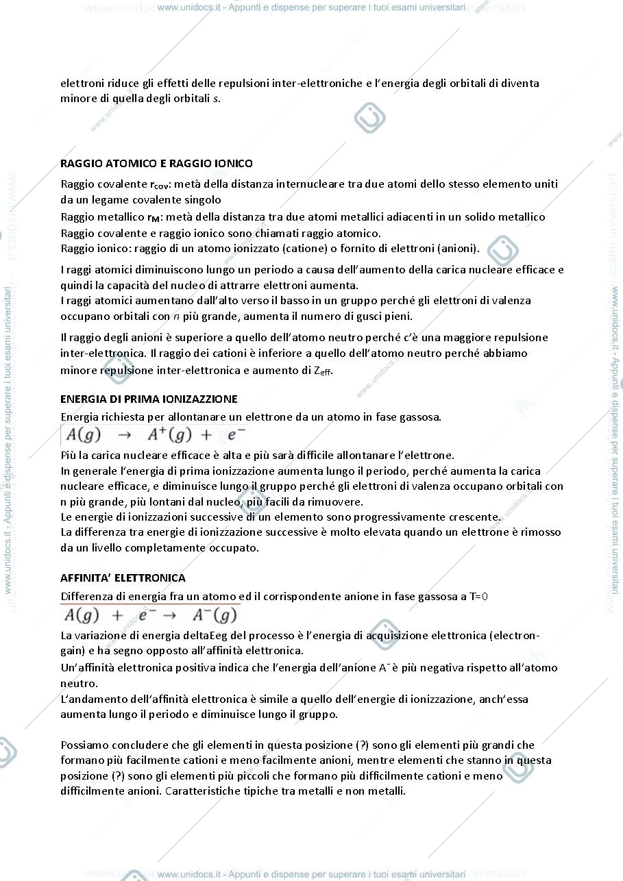 Anteprima pagina 5 — CHIMICA INORGANICA 1 E LABORATORIO