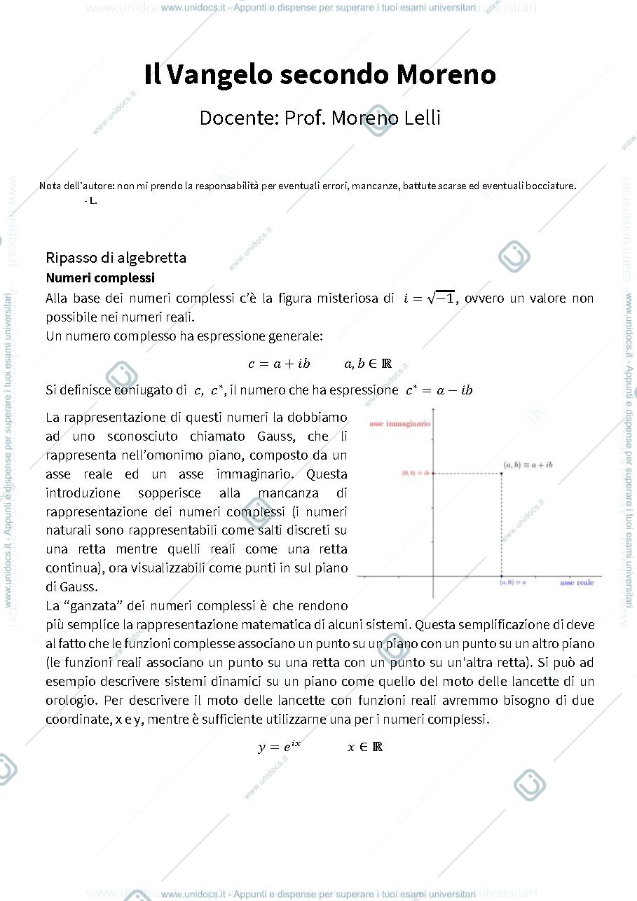 Anteprima pagina 1 — dispense