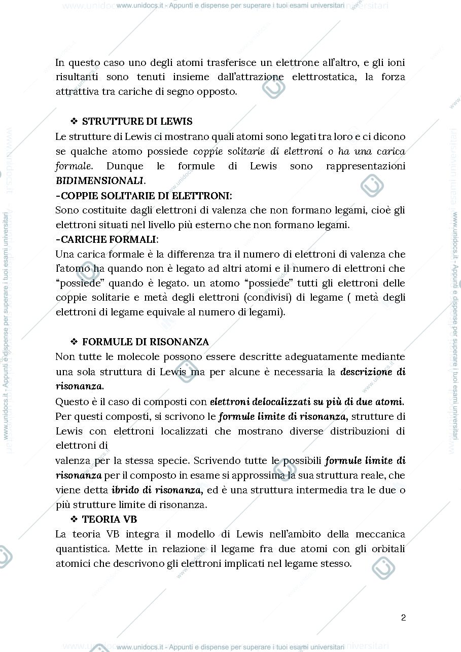 Anteprima pagina 2 — Chimica organica I