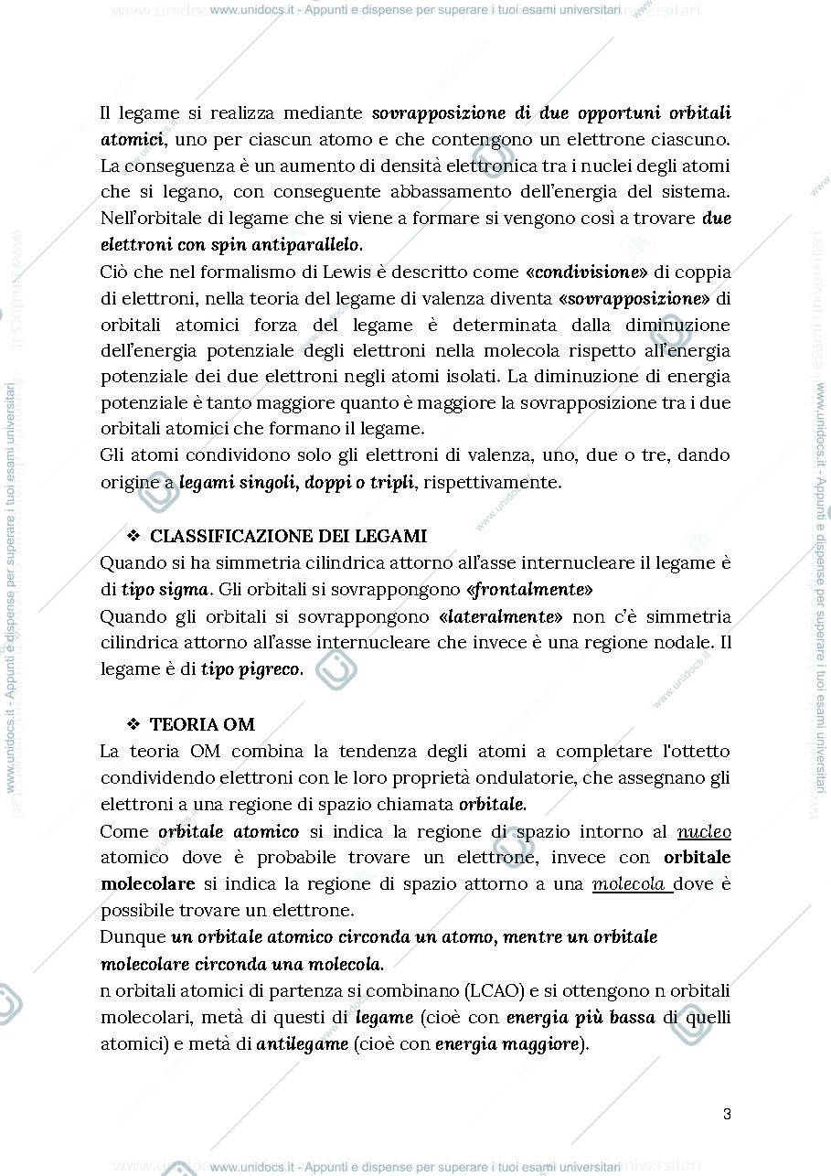 Anteprima pagina 3 — Chimica organica I