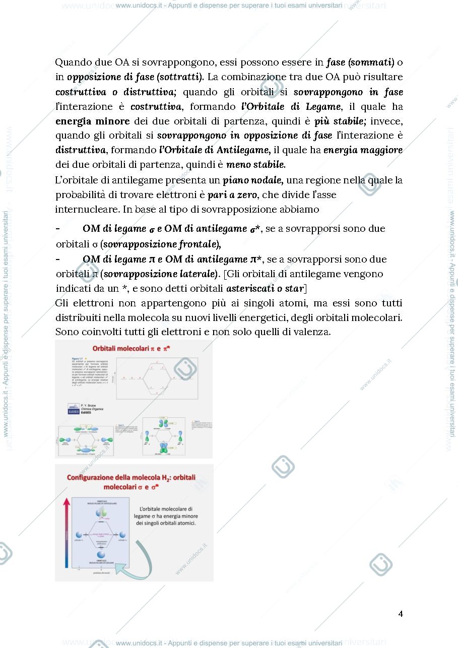 Anteprima pagina 4 — Chimica organica I
