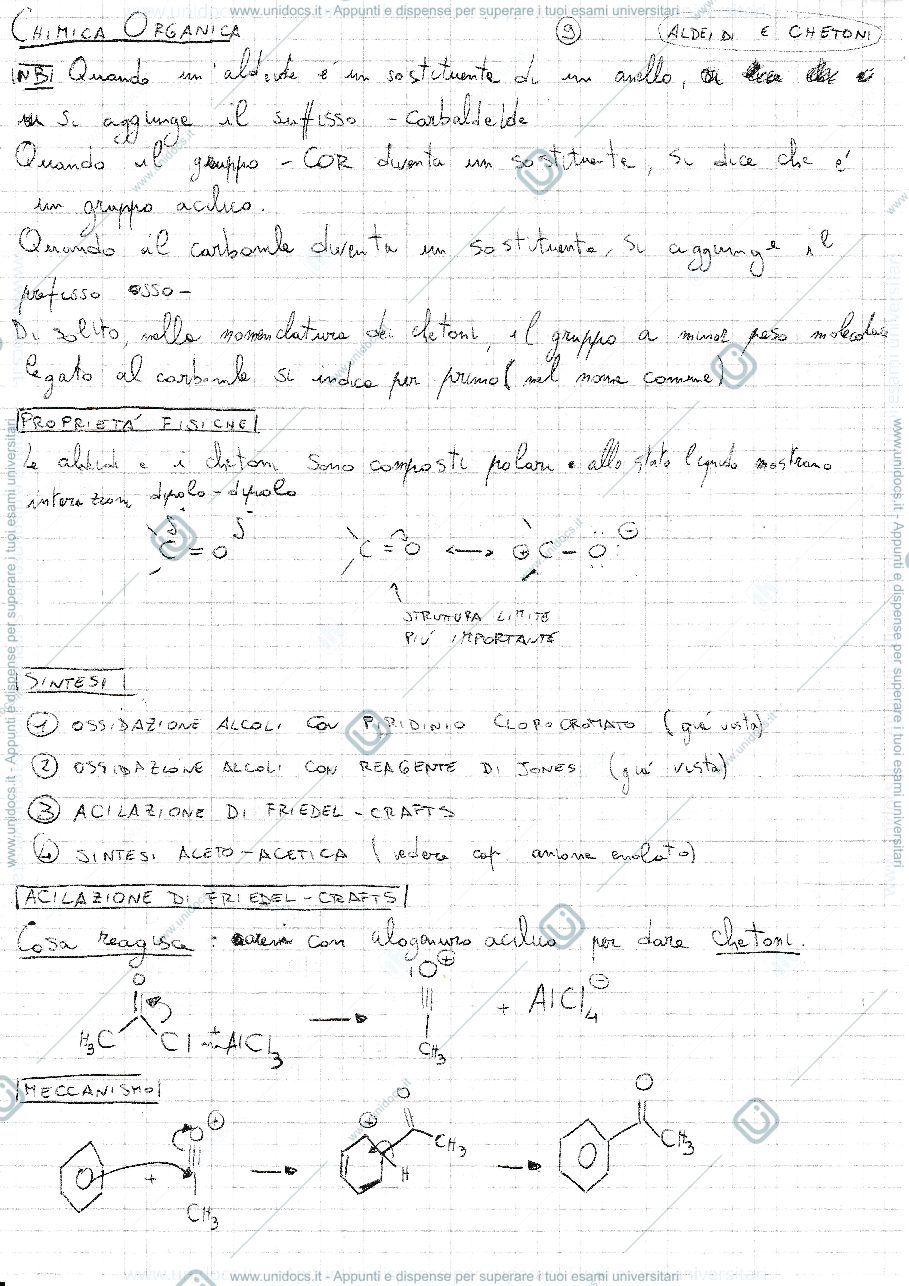 Anteprima pagina 1 — Aldeidi e chetoni
