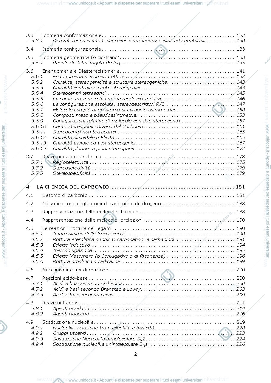 Anteprima pagina 2 — Appunti di chimica organica 