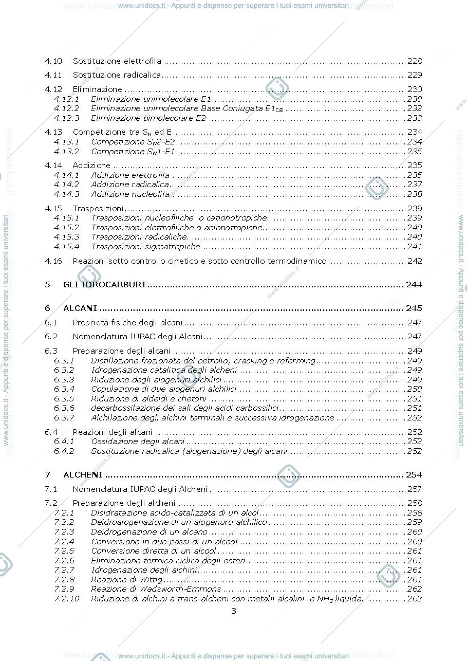 Anteprima pagina 3 — Appunti di chimica organica 