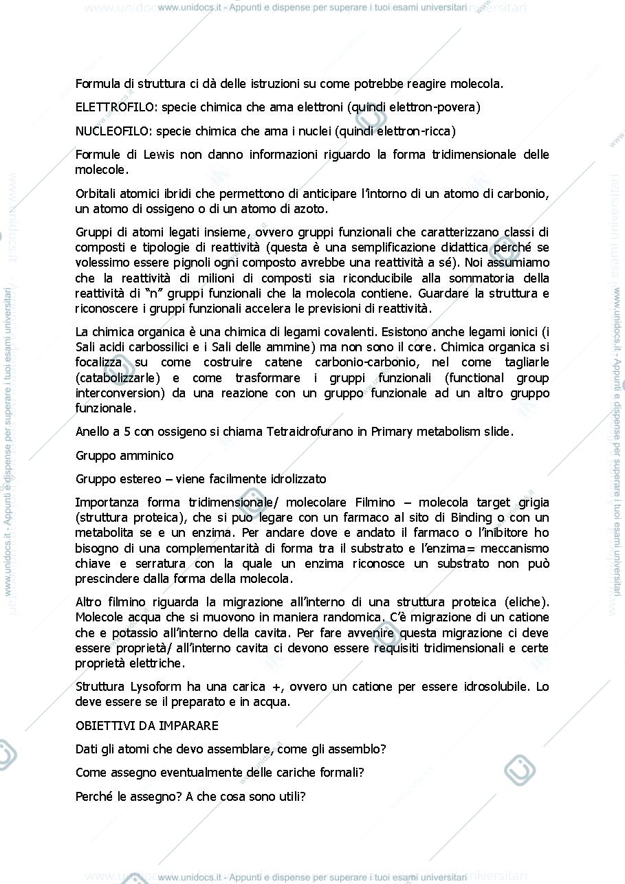 Anteprima pagina 1 — Chimica organica