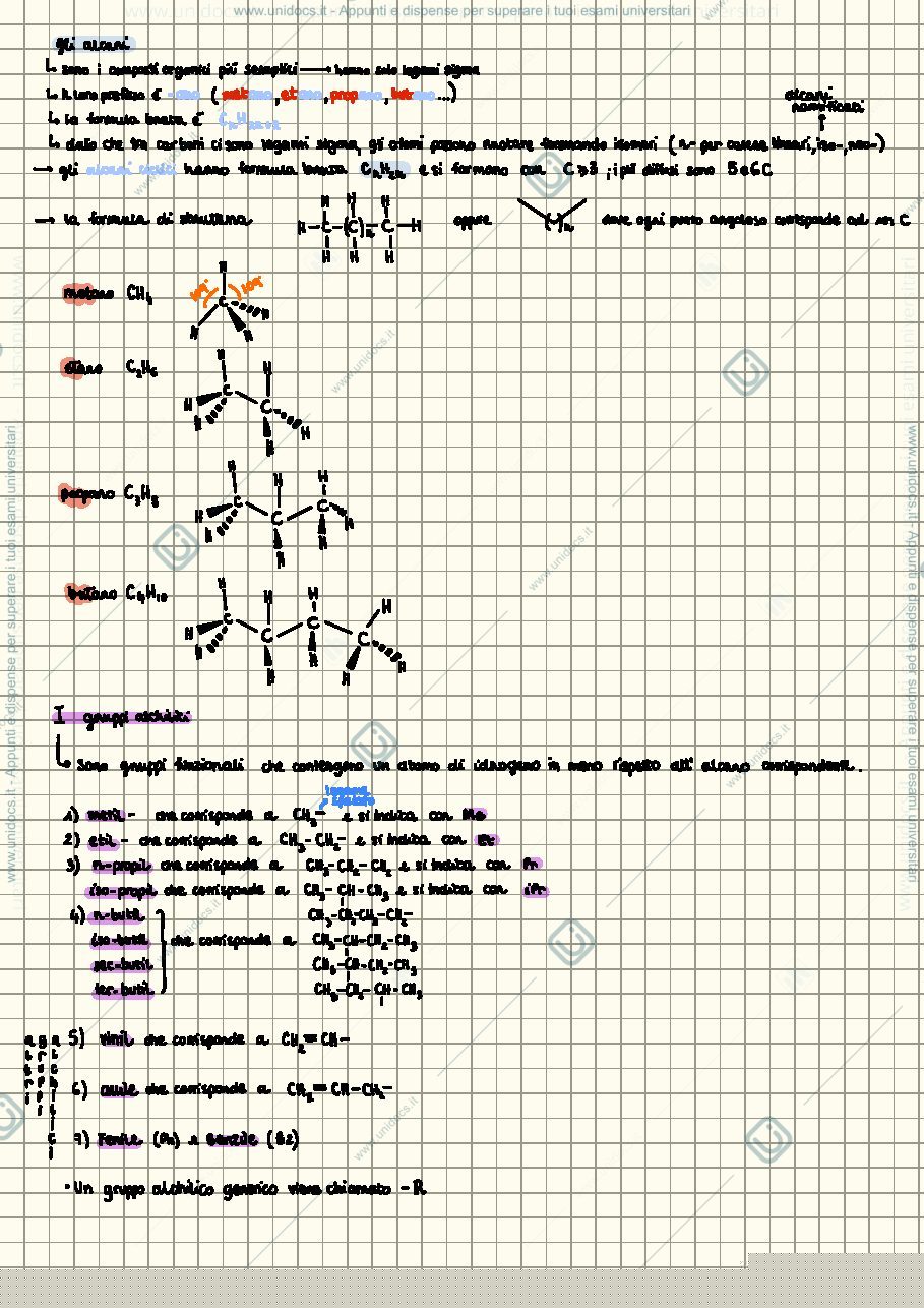 Anteprima pagina 3 — CHIMICA ORGANICA - PROF BASSIOLI 
