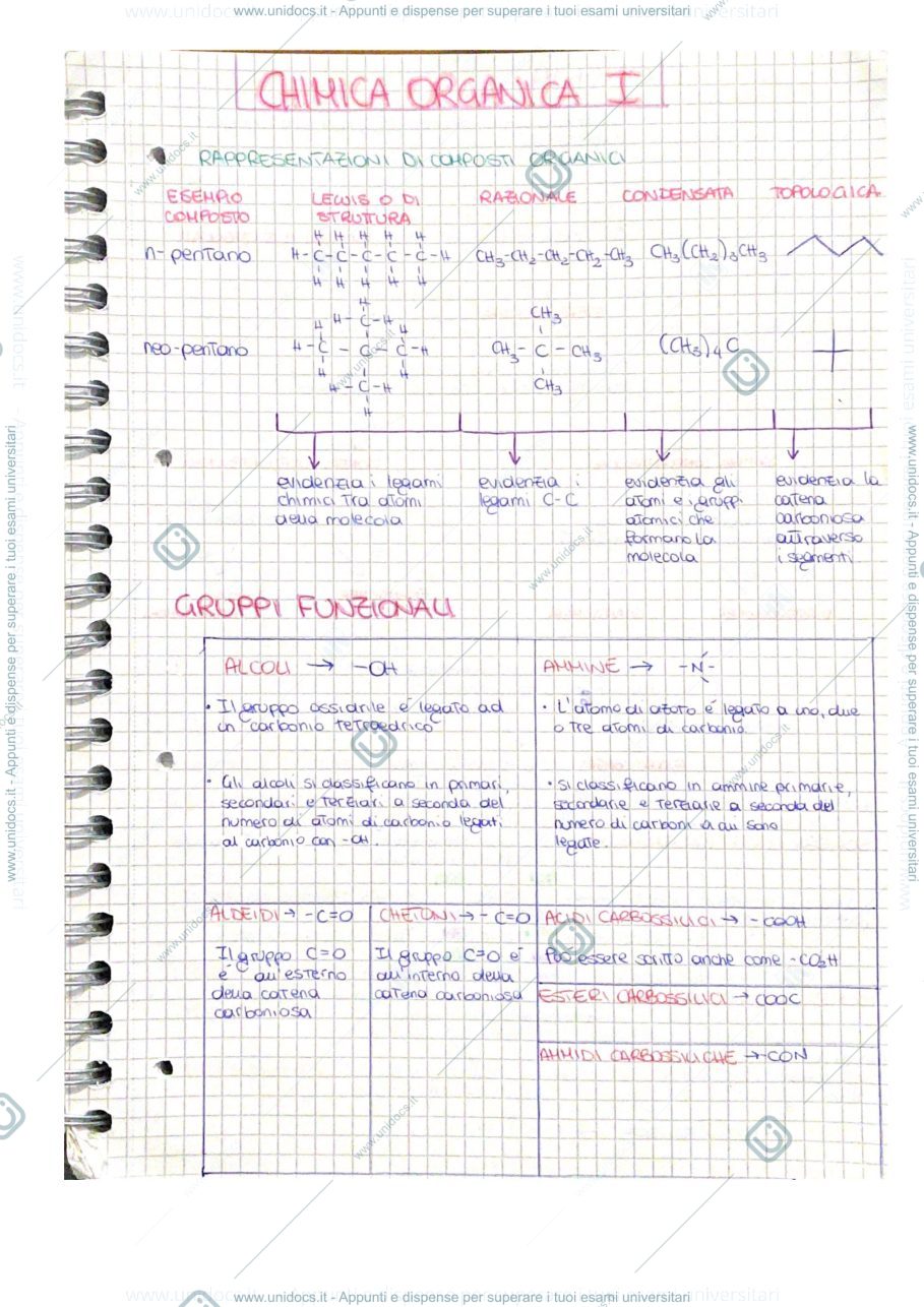 Anteprima pagina 1 — chimica organica