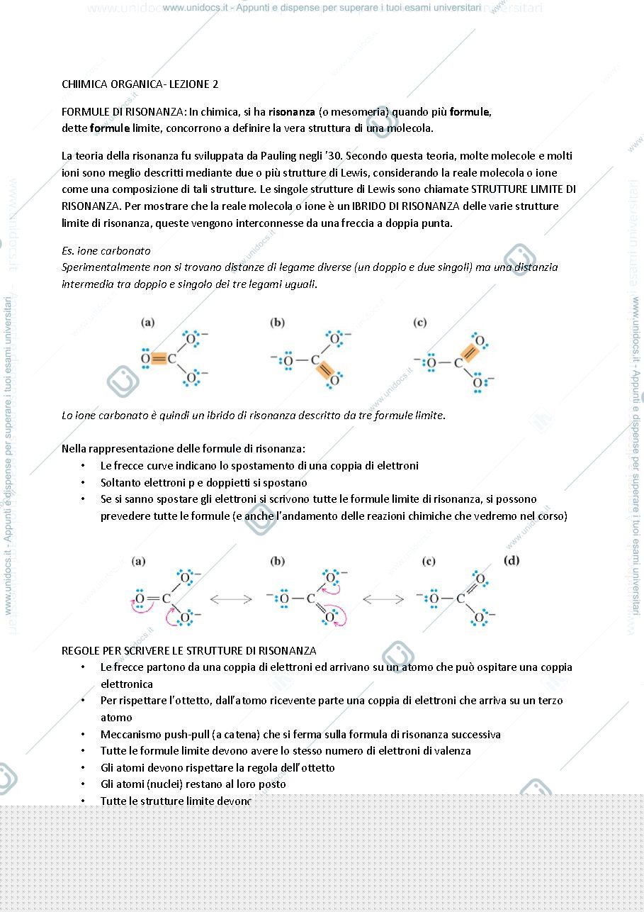 Anteprima pagina 1 — chimica organica