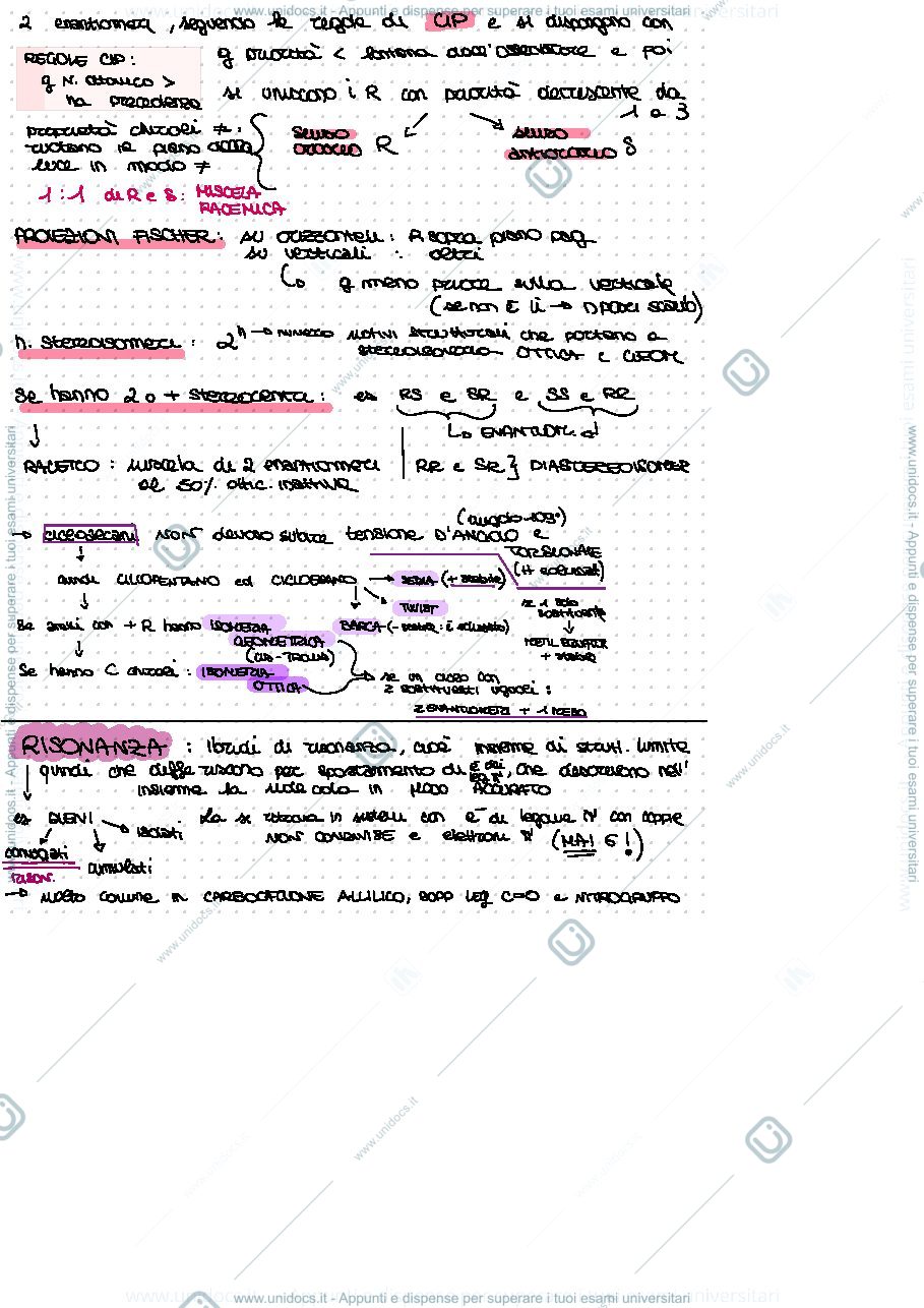 Anteprima pagina 3 — Riassunti chimica organica 1