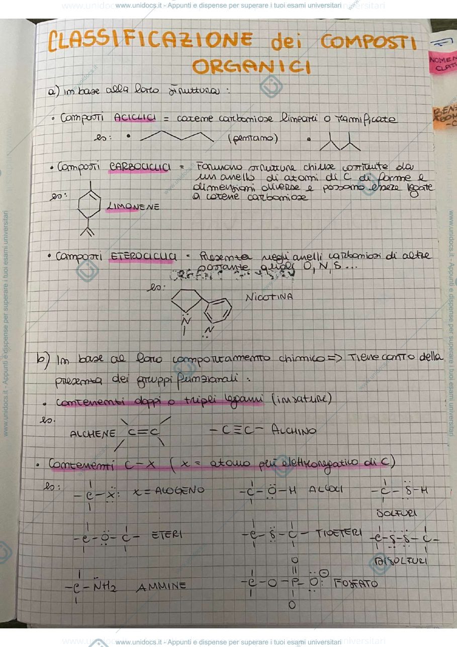 Anteprima pagina 1 — chimica organica