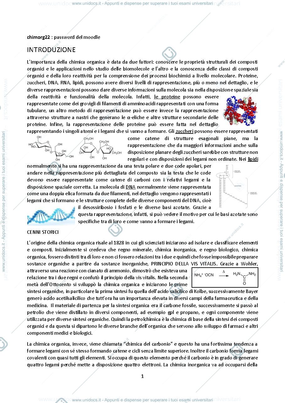 Anteprima pagina 1 — chimica organica