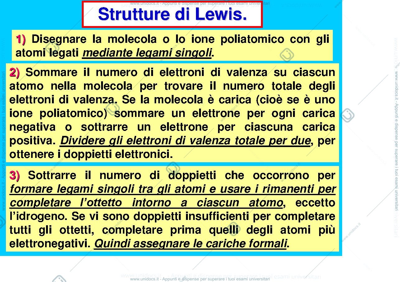 Anteprima pagina 1 — formule di lewis