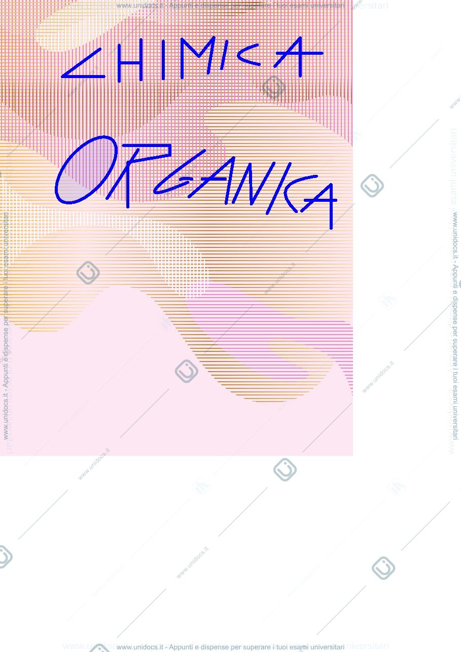 Anteprima pagina 1 — Chimica organica reazioni fino ad aldeidi e chetoni 