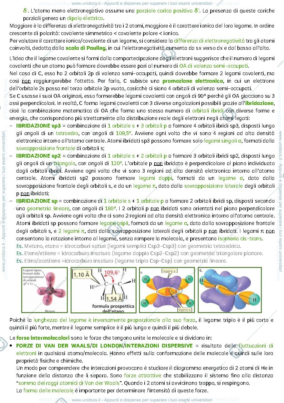 Anteprima pagina 3 — Appunti di chimica organica