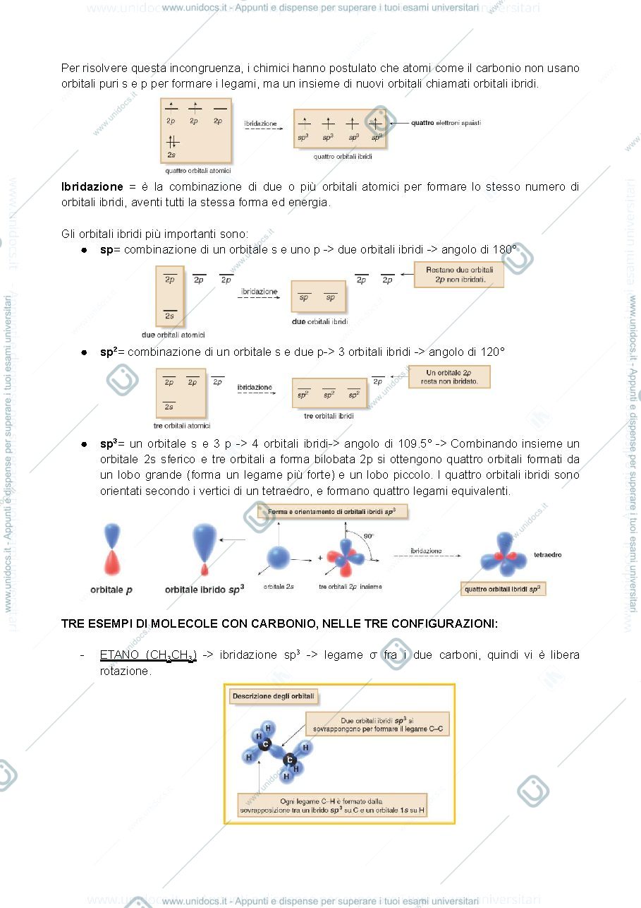 Anteprima pagina 5 — sbobine di chimica organica