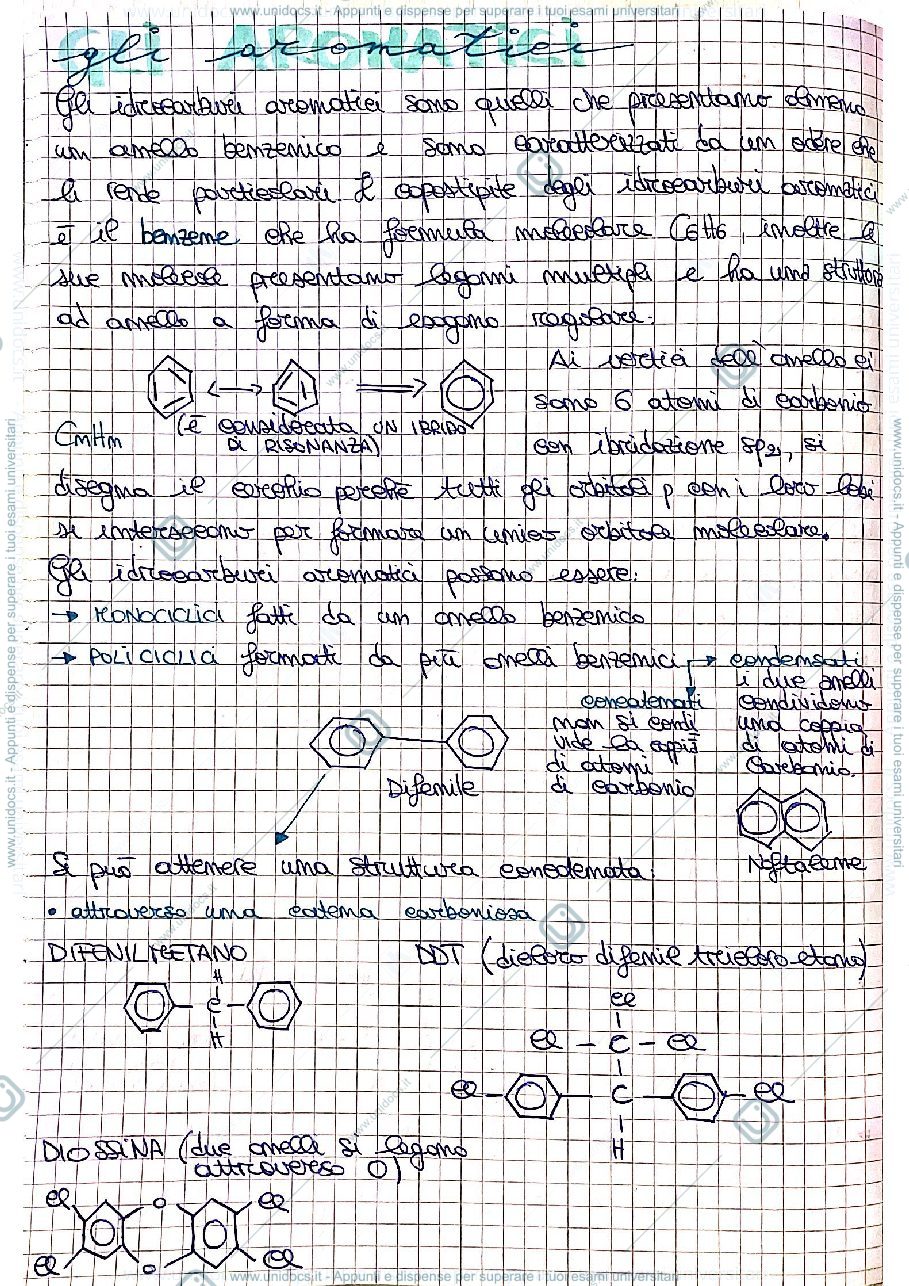 Anteprima pagina 1 — Idrocarburi aromatici