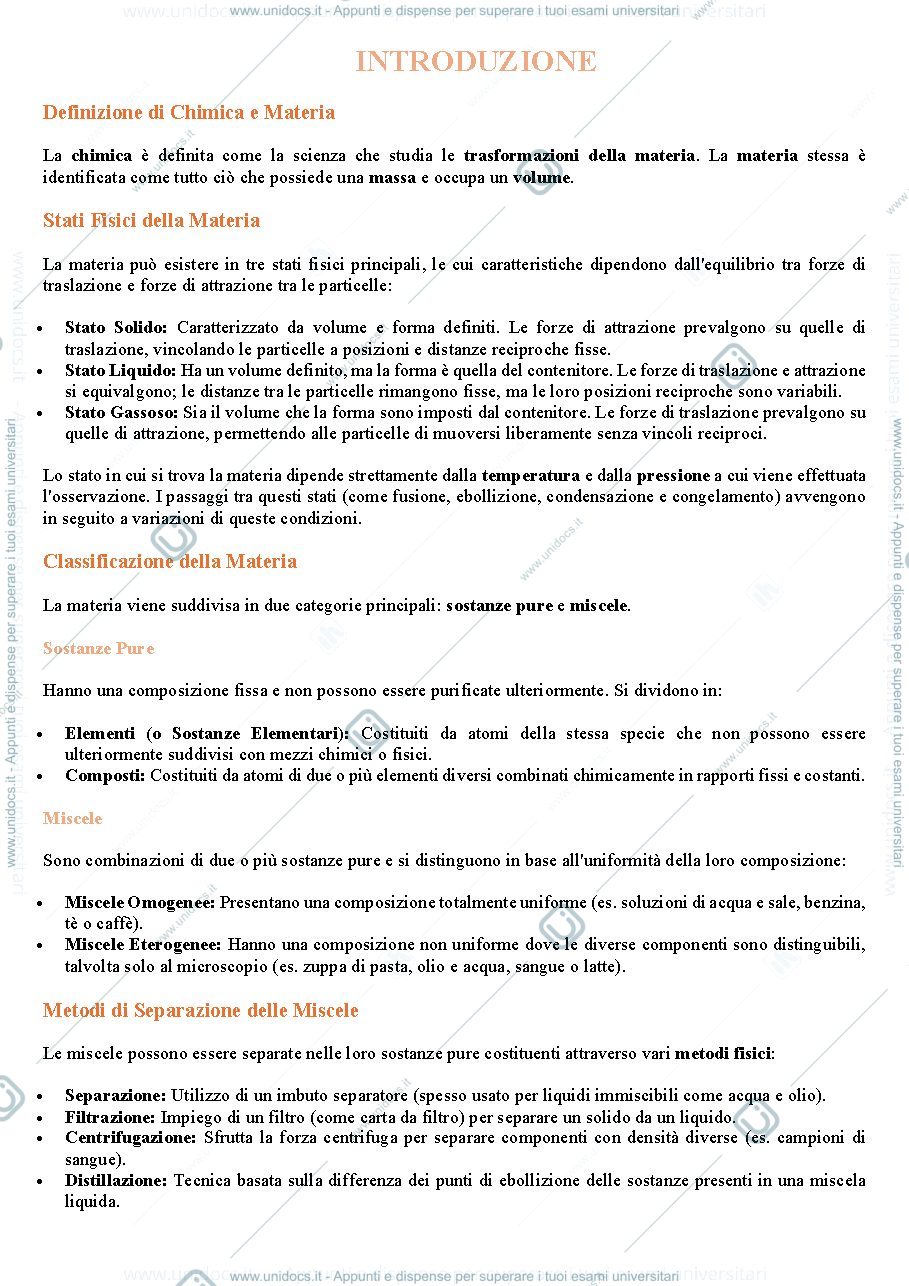 Anteprima pagina 1 — RIASSUNTI DELLE SLIDE