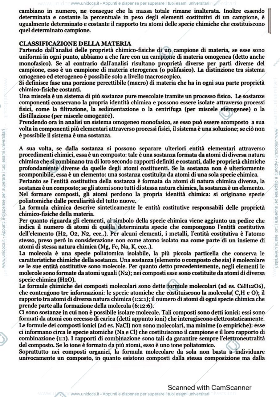 Anteprima pagina 2 — Appunti Chimica