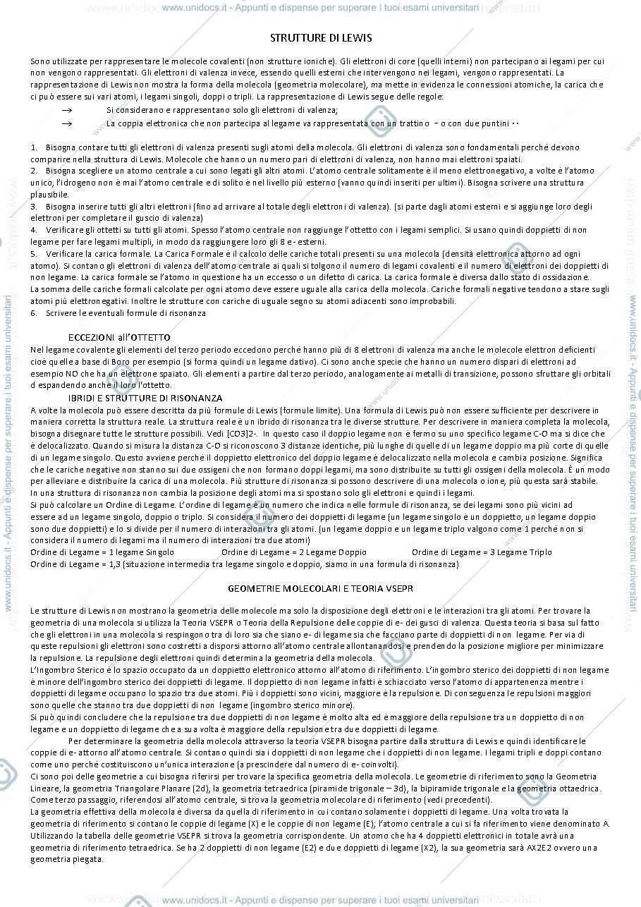 Anteprima pagina 1 — Strutture di lewis