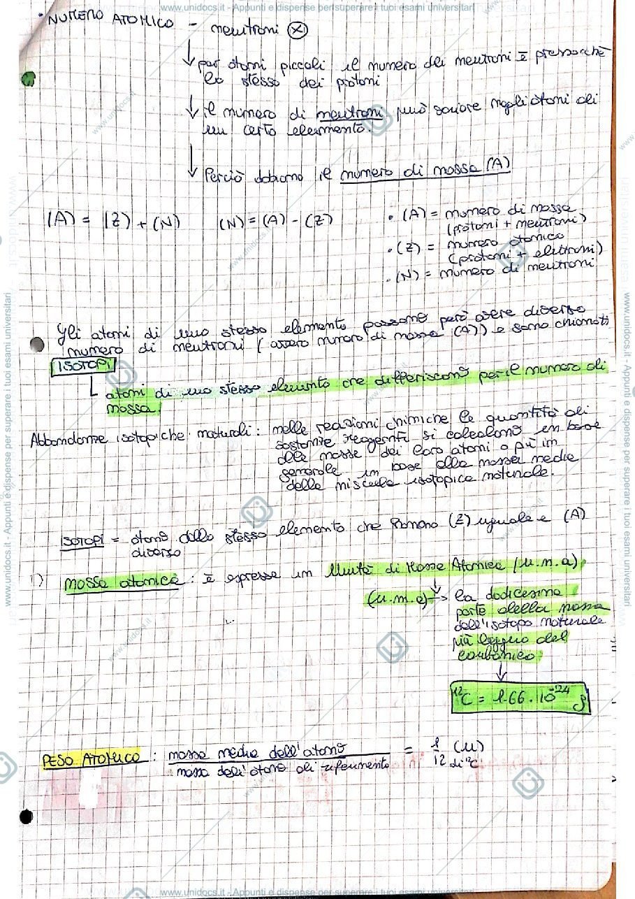 Anteprima pagina 3 — Riassunto chimica pt.1