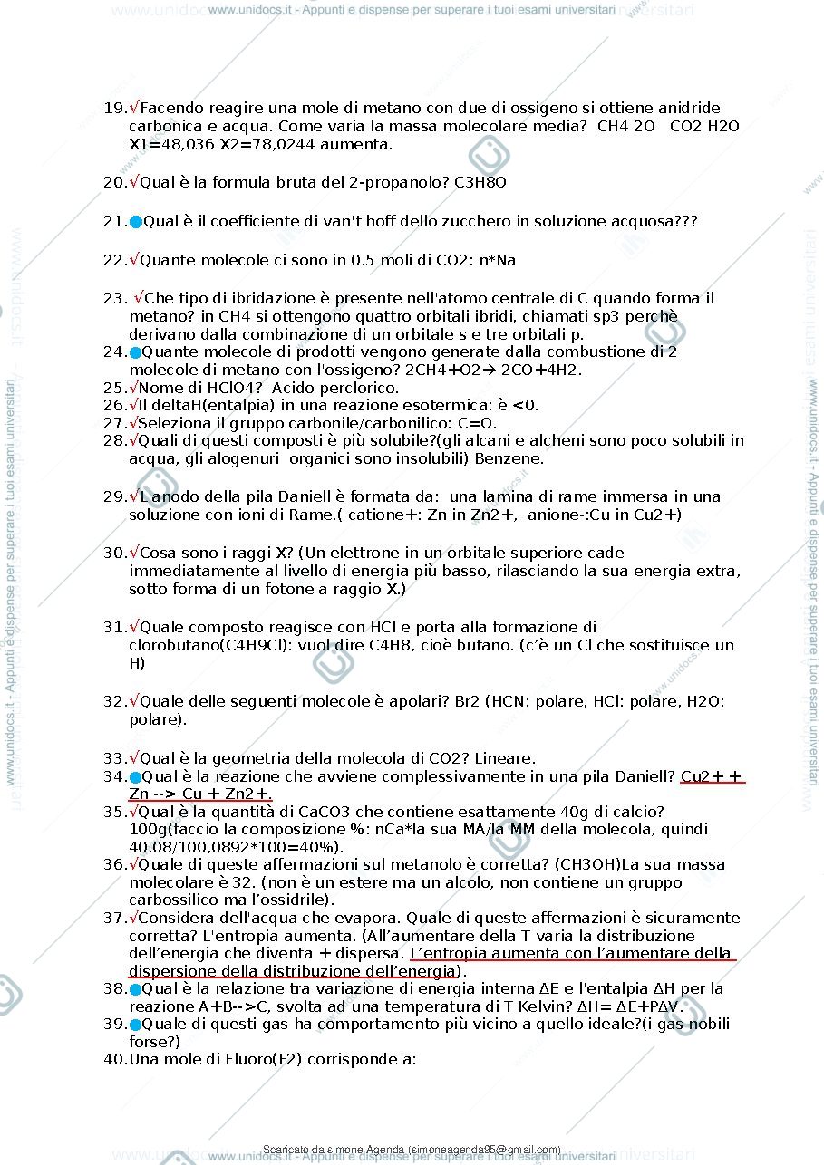 Anteprima pagina 3 — Domande test informatizzato