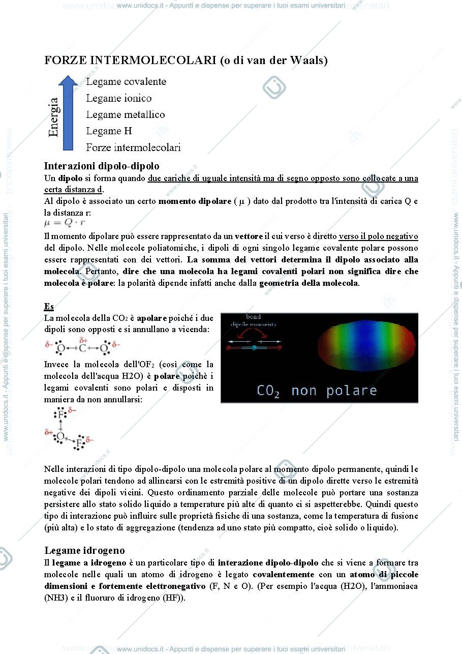 Anteprima pagina 1 — forze intermolecolari