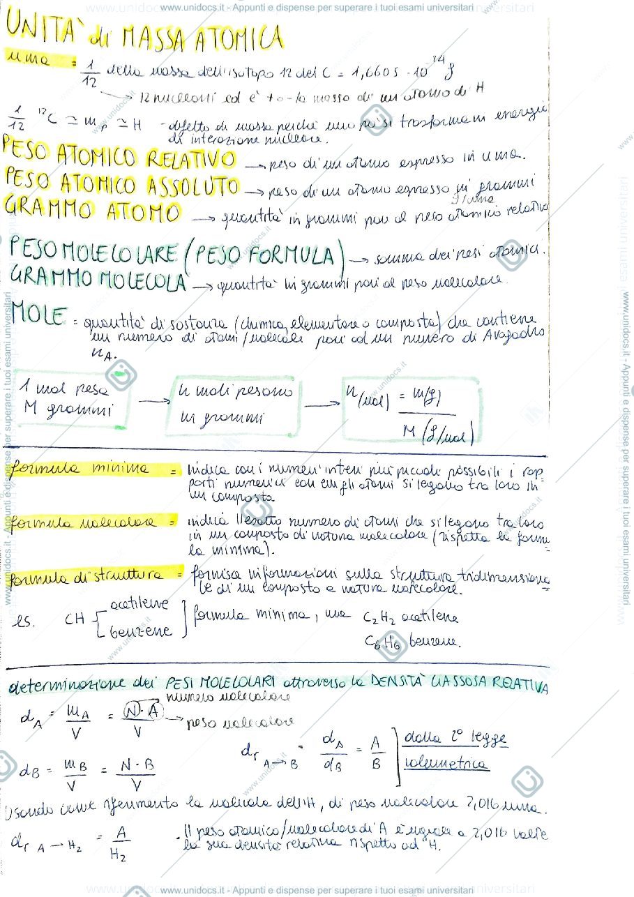 Anteprima pagina 3 — prima parte del corso di Chimica