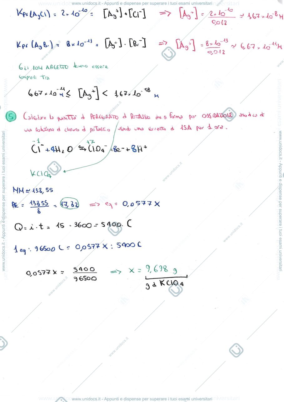 Anteprima pagina 2 — Esercizi d’esame chimica applicata Cristallini 