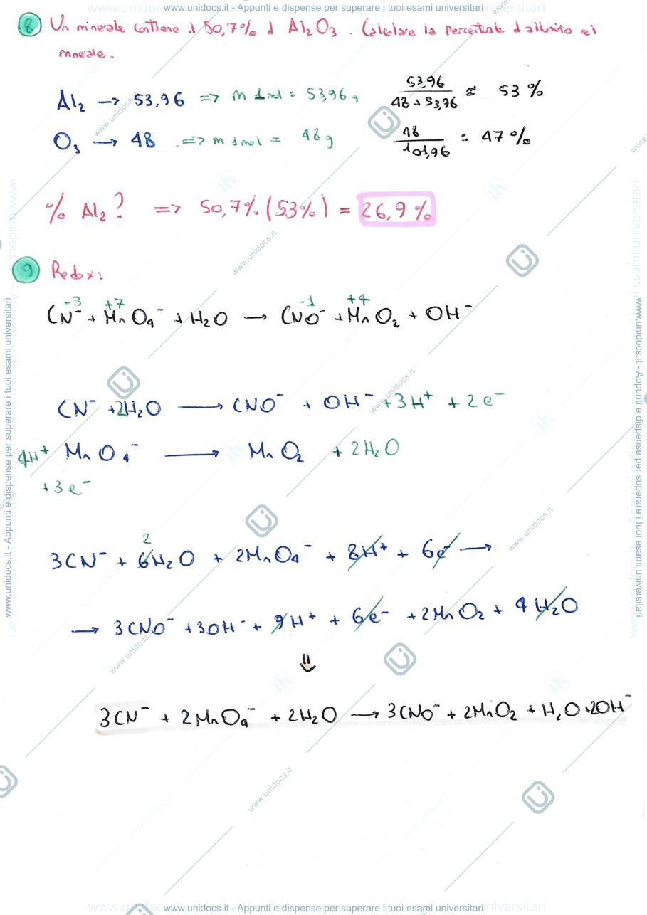 Anteprima pagina 4 — Esercizi d’esame chimica applicata Cristallini 