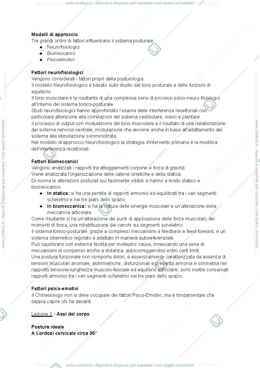 Anteprima pagina 3 — Appunti Chinesiologia