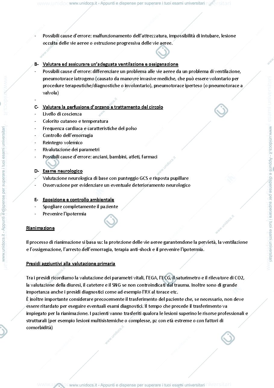 Anteprima pagina 2 — RIASSUNTO CHIRURGIA
