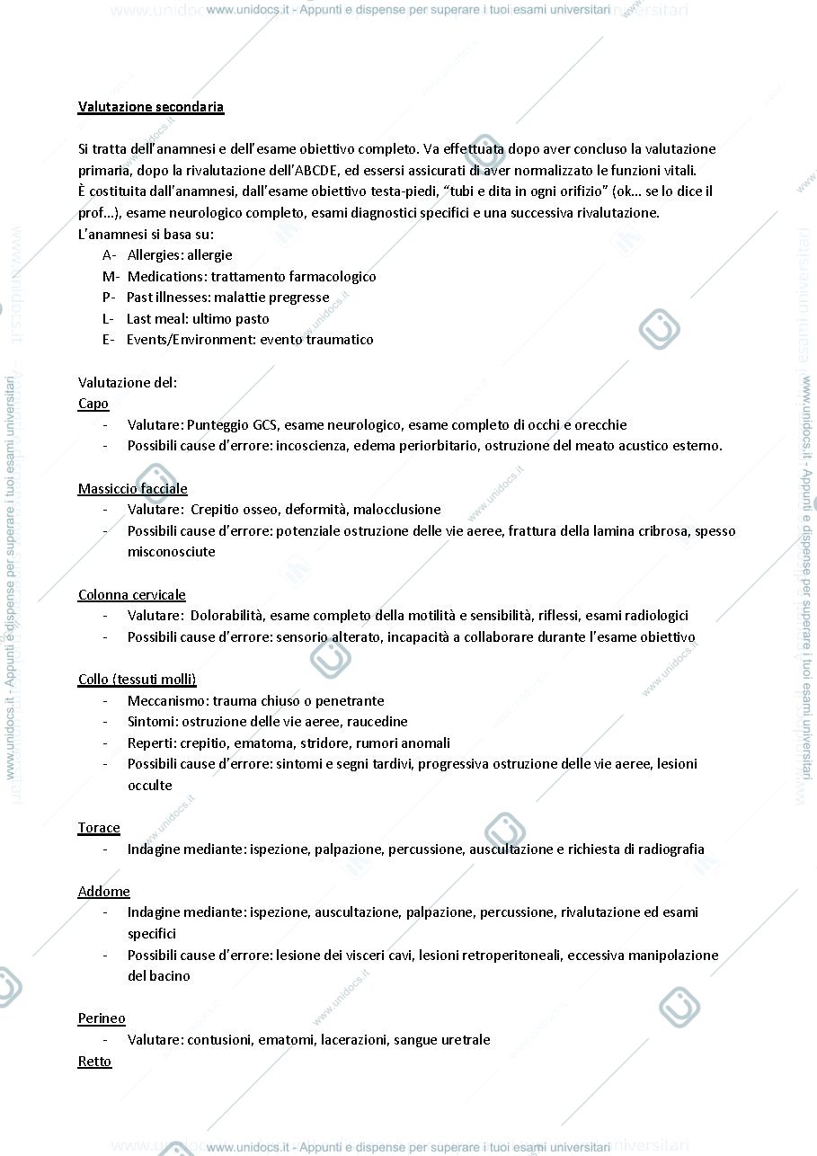 Anteprima pagina 3 — RIASSUNTO CHIRURGIA