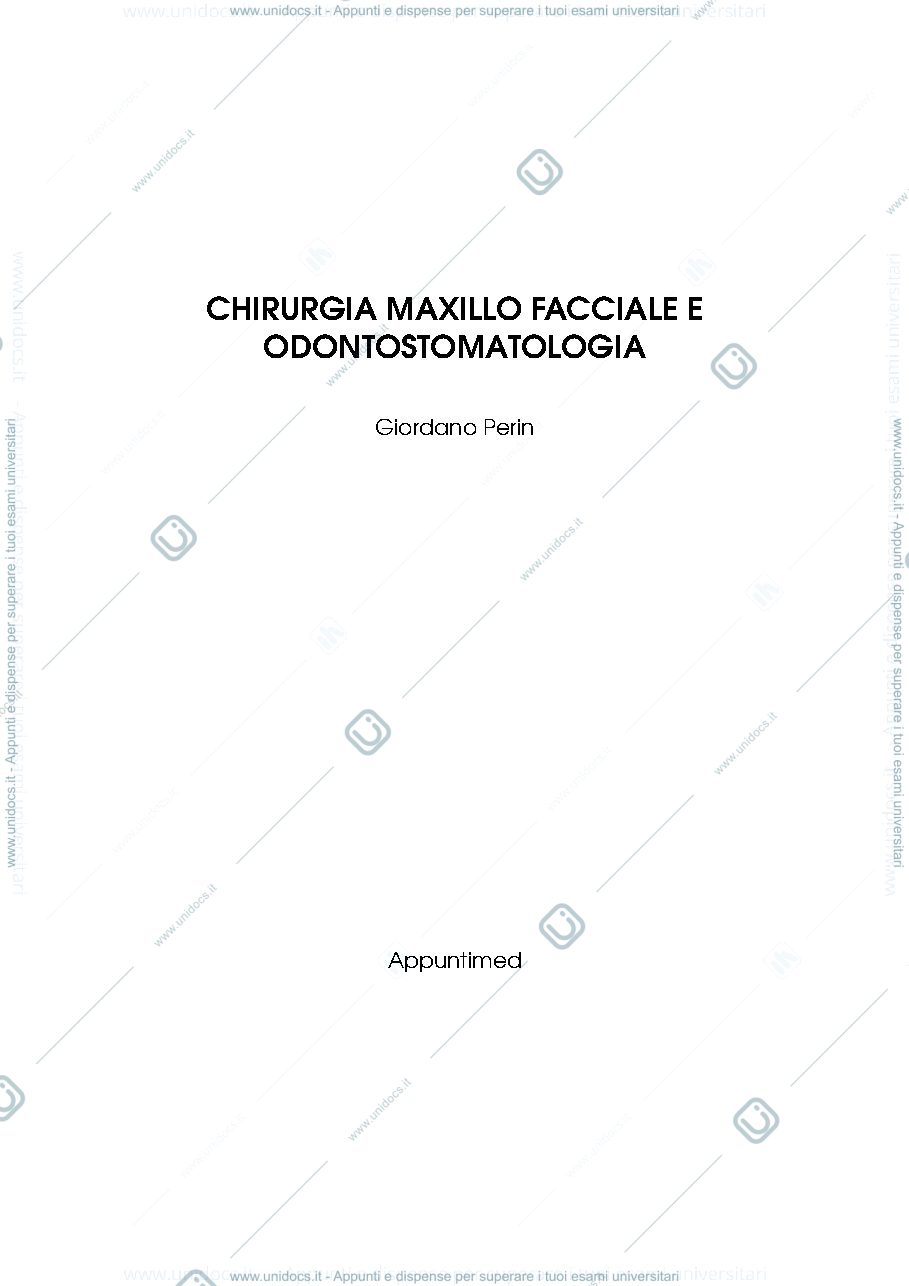 Anteprima pagina 1 — Maxillo-facciale