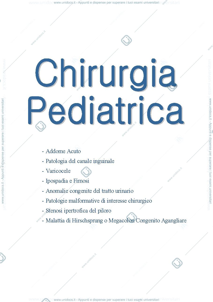 Anteprima pagina 1 — Chirurgia pediatrica