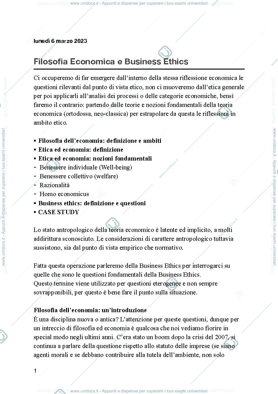 Anteprima pagina 1 — Business ETHICS - Unicatt